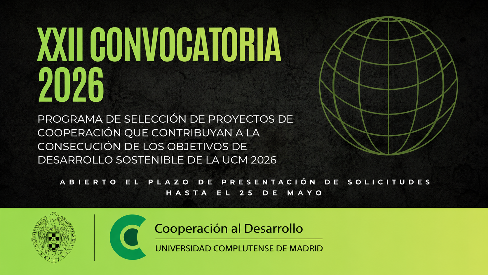 Abierto el plazo de la XXII Convocatoria del programa de selección de proyectos de cooperación 2026